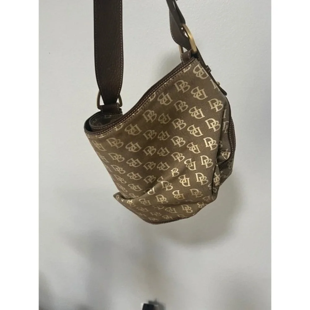 Dooney & Bourke DB Monogram‎ Hobo Bag Shoulder Bag Y2K Purse